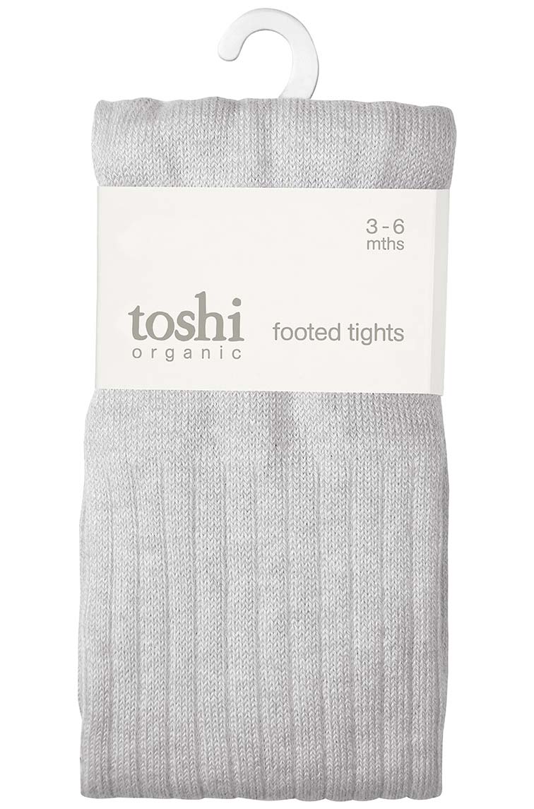 Organic Tights Footed Dreamtime - Ash | Toshi | Baby &amp; Toddler Socks &amp; Tights | Thirty 16 Williamstown