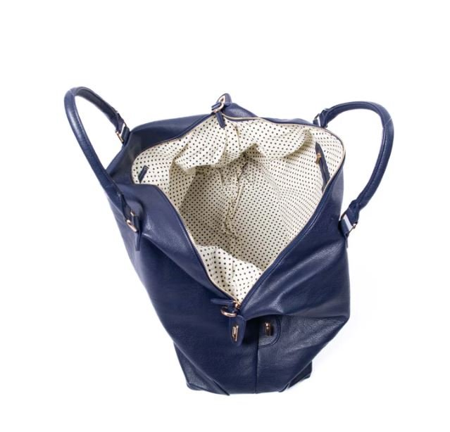 Overnight Bag - Navy | Liv &amp; Milly | Women&#39;s Accessories | Thirty 16 Williamstown
