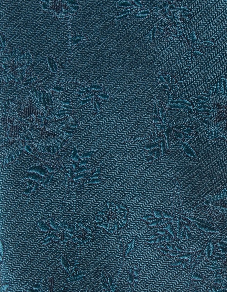 Paisley Pocket Square - Teal | Abelard | Men's Accessories | Thirty 16 Williamstown