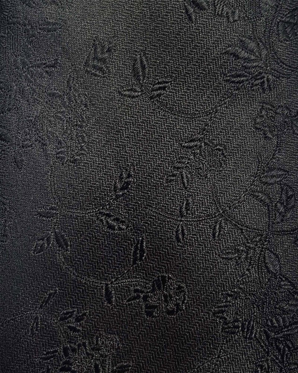 Paisley Silk Tie - Black | Abelard | Men's Accessories | Thirty 16 Williamstown