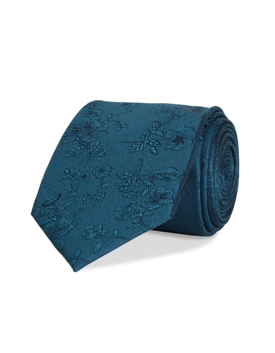 Paisley Silk Tie - Teal | Abelard | Men's Accessories | Thirty 16 Williamstown