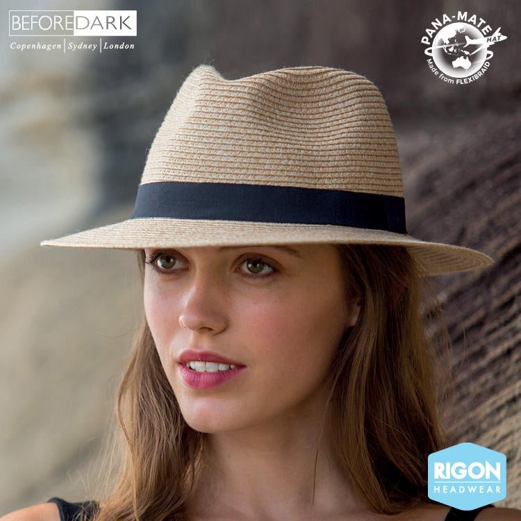 Pana-Mate Fedora - Natural | Rigon | Hats, Scarves & Gloves | Thirty 16 Williamstown
