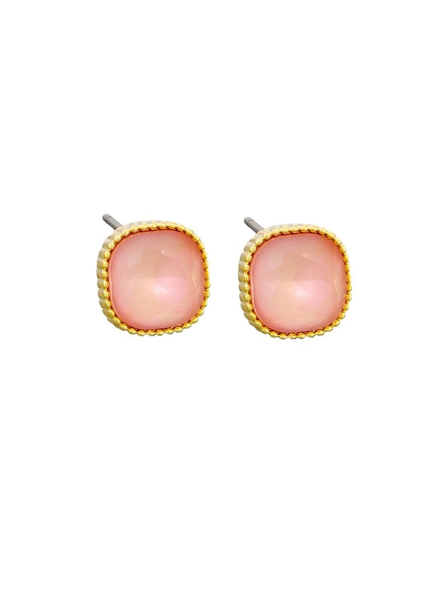 Pink Malina Crystal Stud Earrings | Tiger Tree | Jewellery | Thirty 16 Williamstown