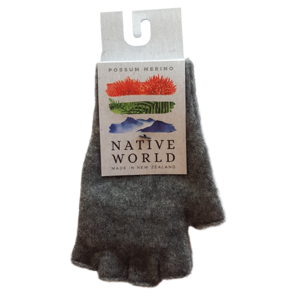 Plain Fingerless Gloves - Silver | Native World | Hats, Scarves & Gloves | Thirty 16 Williamstown