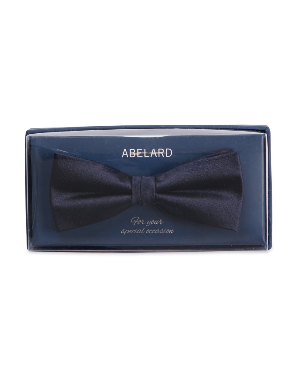 Plain Satin Bow Tie - Navy | Abelard | Men's Accessories | Thirty 16 Williamstown