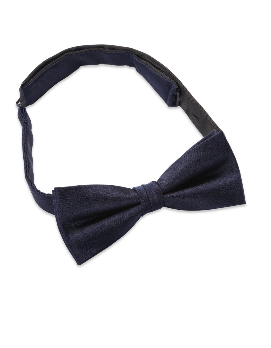 Plain Satin Bow Tie - Navy | Abelard | Men's Accessories | Thirty 16 Williamstown