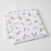 Puppy Play Muslin Wrap | Jiggle &amp; Giggle | Bedding, Blankets &amp; Swaddles | Thirty 16 Williamstown