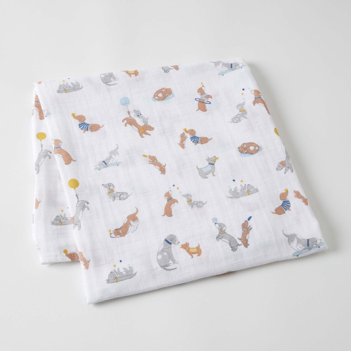 Puppy Play Muslin Wrap | Jiggle & Giggle | Bedding, Blankets & Swaddles | Thirty 16 Williamstown