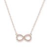 Rose Gold CZ Infinity Necklace | Bianc | Jewellery | Thirty 16 Williamstown