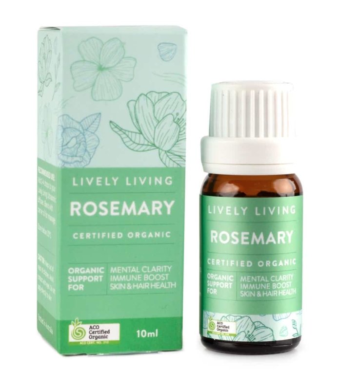 Rosemary Organic Oil 10ml | Lively Living | Vaporisers, Diffuser & Oils | Thirty 16 Williamstown