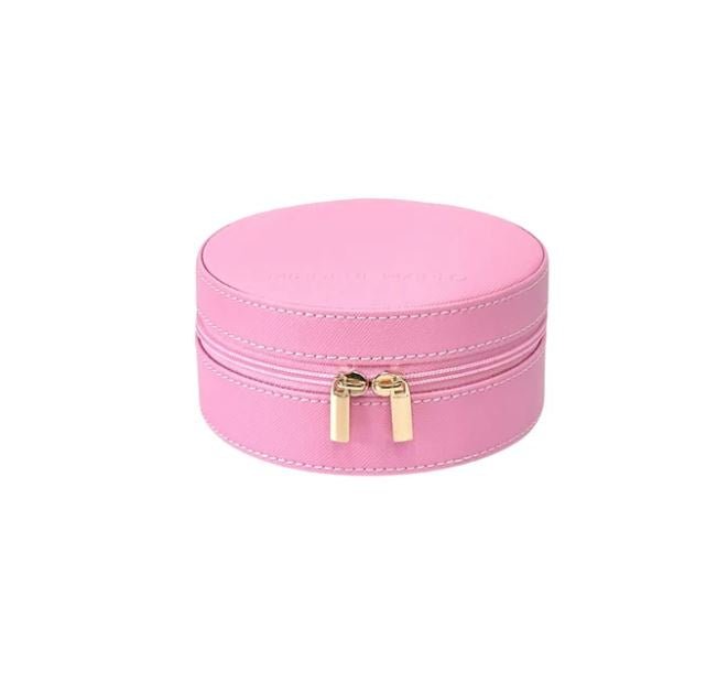 Round Jewellery Case - Berry | Mindful Marlo | Accessories | Thirty 16 Williamstown