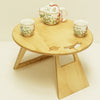 Round Natural OHANA Portable Table | Summer Picnic Tables | Picnic Accessories | Thirty 16 Williamstown