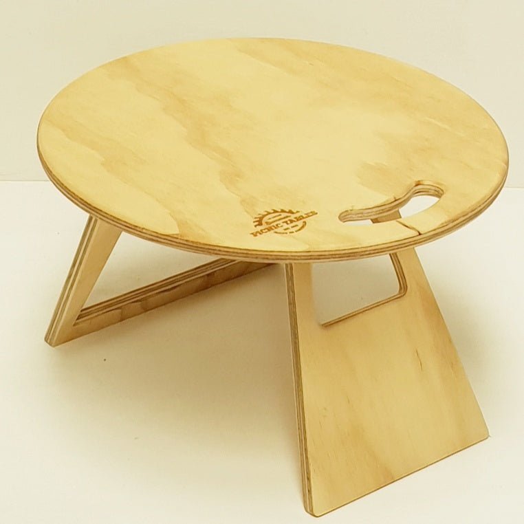 Round Natural OHANA Portable Table | Summer Picnic Tables | Picnic Accessories | Thirty 16 Williamstown