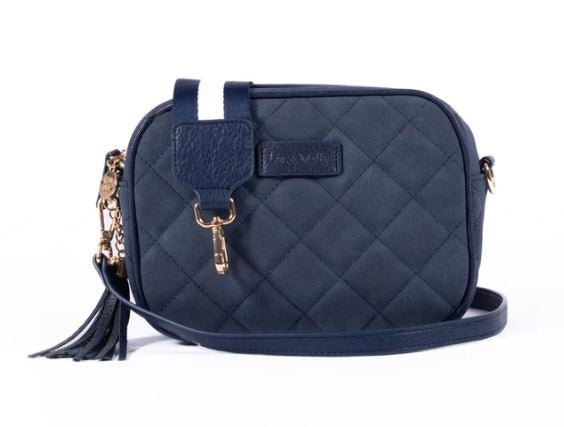 Sally Quilted - Navy Suede | Liv & Milly | Women's Accessories | Thirty 16 Williamstown