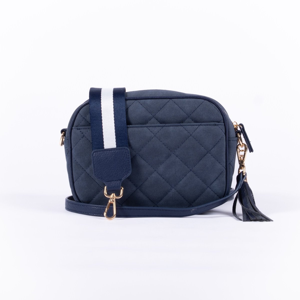 Sally Quilted - Navy Suede | Liv &amp; Milly | Women&#39;s Accessories | Thirty 16 Williamstown