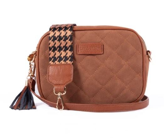 Sally Quilted - Tan Suede | Liv & Milly | Women's Accessories | Thirty 16 Williamstown