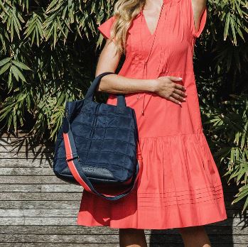 Santa Monica Tote - Navy | Elms + King | Women&#39;s Accessories | Thirty 16 Williamstown