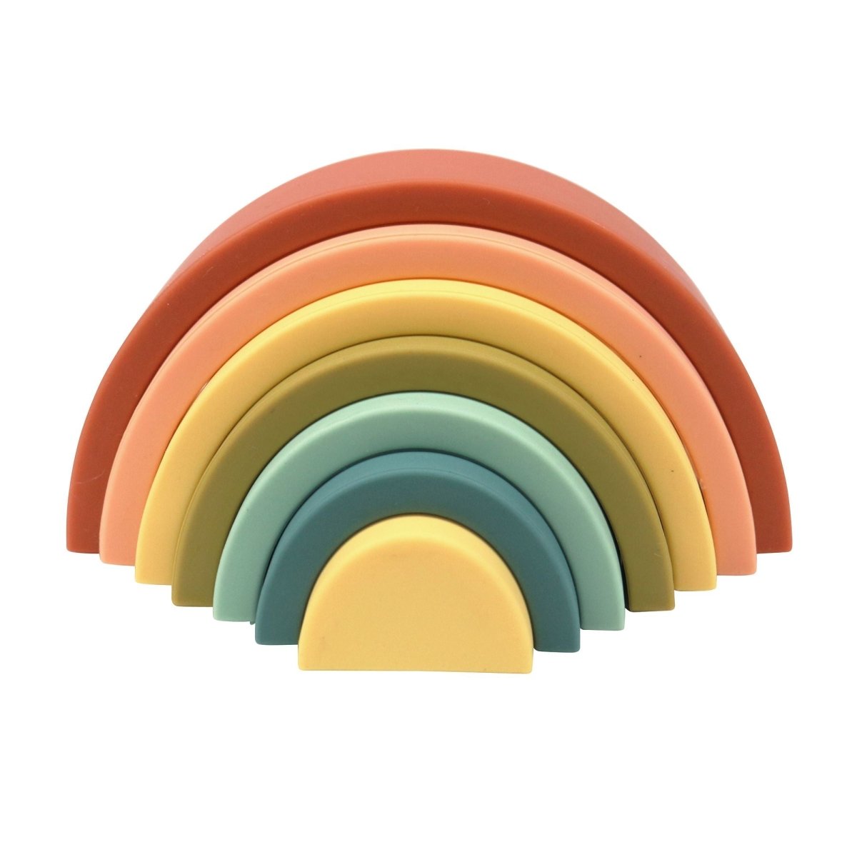 Silicone Rainbow Stacker - Cherry | O.B Designs | Toys | Thirty 16 Williamstown