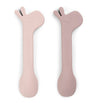 Silicone Spoon Lalee 2 Pack - Powder | Done By Deer | Children&#39;s Dinnerware | Thirty 16 Williamstown