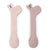 Silicone Spoon Lalee 2 Pack - Powder | Done By Deer | Children's Dinnerware | Thirty 16 Williamstown