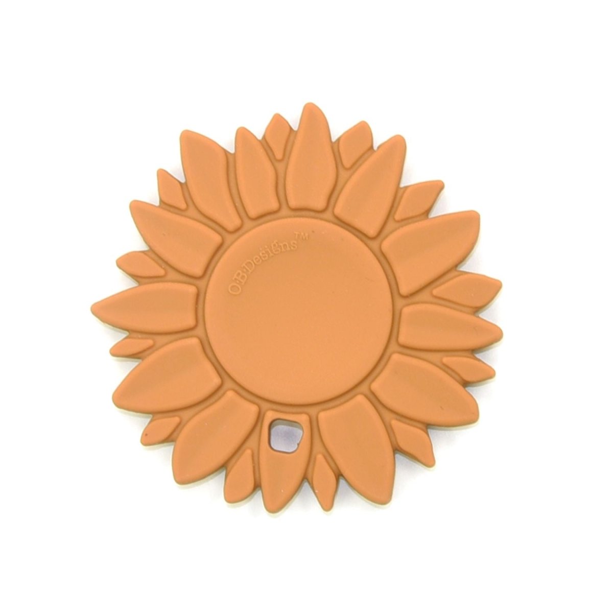 Silicone Sunflower Teether - Ginger | O.B Designs | Comforters &amp; Teethers | Thirty 16 Williamstown