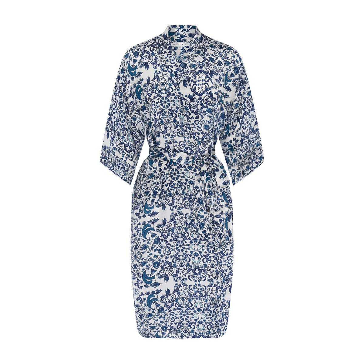 Silk Kimono Robe - Deliah | Genevie | Women&#39;s Sleepwear | Thirty 16 Williamstown