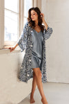 Silk Kimono Robe - Deliah | Genevie | Women&#39;s Sleepwear | Thirty 16 Williamstown