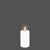 Single Wick Nordic White Pillar (7.8cm x 10.1cm) | Enjoy Living | Flameless Candles | Thirty 16 Williamstown