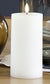 Single Wick Nordic White Pillar (7.8cm x 20.3cm) | Enjoy Living | Flameless Candles | Thirty 16 Williamstown