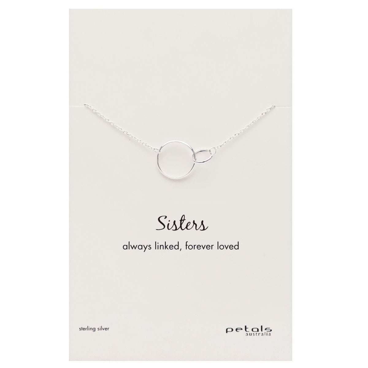 Sisters Necklace - Silver | Petals | Jewellery | Thirty 16 Williamstown