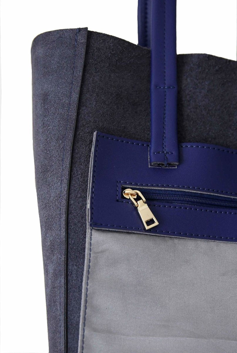 Small Portrait Tote - Blue | Hoopla | Women&#39;s Accessories | Thirty 16 Williamstown
