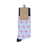 Socks - Blue Stripe Flamingos | Ortc | Hats, Scarves, Gloves, Boxers &amp; Socks | Thirty 16 Williamstown
