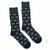 Socks - Dark Green Tennis Racquets | Ortc | Hats, Scarves, Gloves, Boxers & Socks | Thirty 16 Williamstown