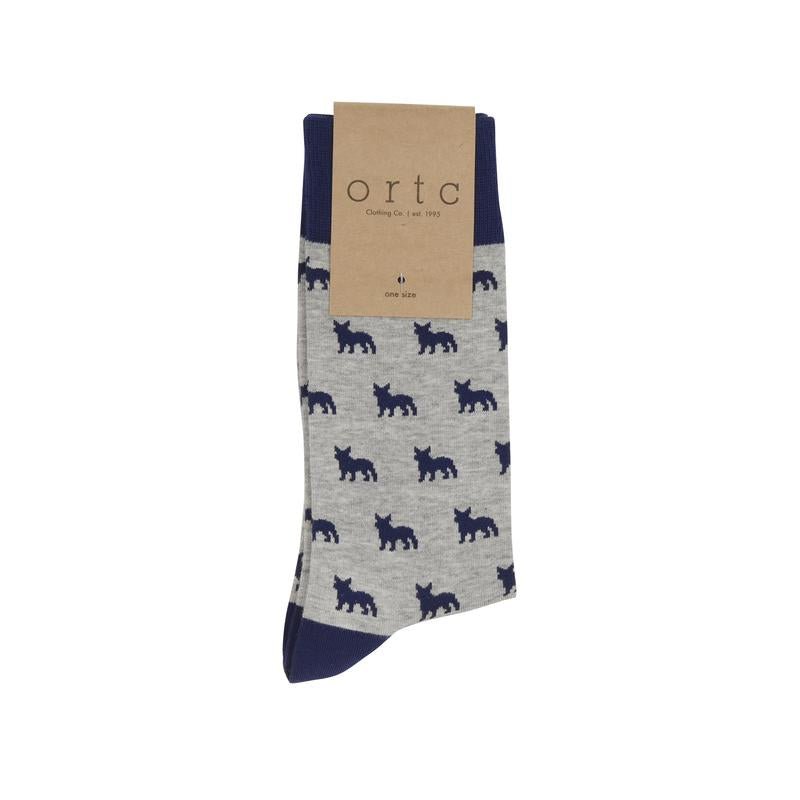 Socks - Grey Frenchies | Ortc | Hats, Scarves, Gloves, Boxers &amp; Socks | Thirty 16 Williamstown