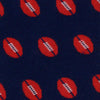 Socks - Navy Footballs | Ortc | Hats, Scarves, Gloves, Boxers &amp; Socks | Thirty 16 Williamstown