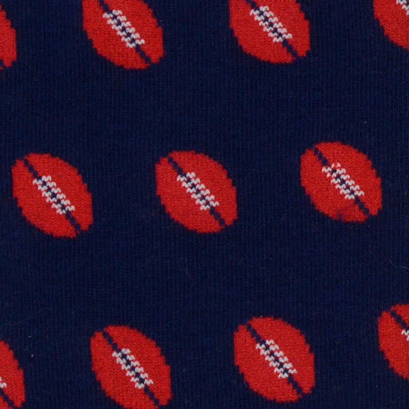 Socks - Navy Footballs | Ortc | Hats, Scarves, Gloves, Boxers &amp; Socks | Thirty 16 Williamstown