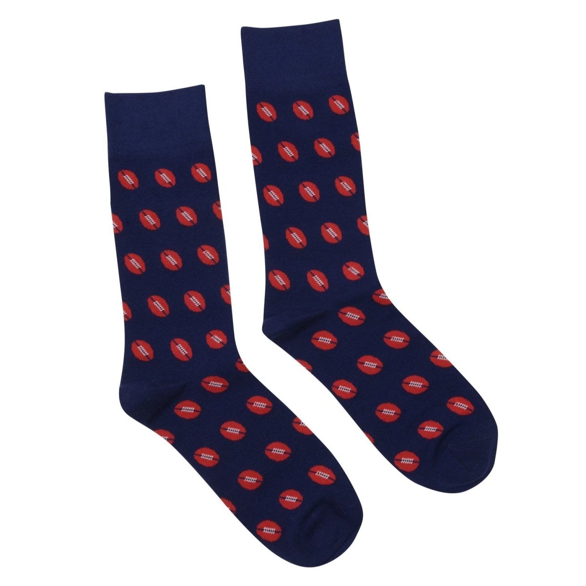 Socks - Navy Footballs | Ortc | Hats, Scarves, Gloves, Boxers & Socks | Thirty 16 Williamstown