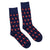 Socks - Navy Footballs | Ortc | Hats, Scarves, Gloves, Boxers & Socks | Thirty 16 Williamstown