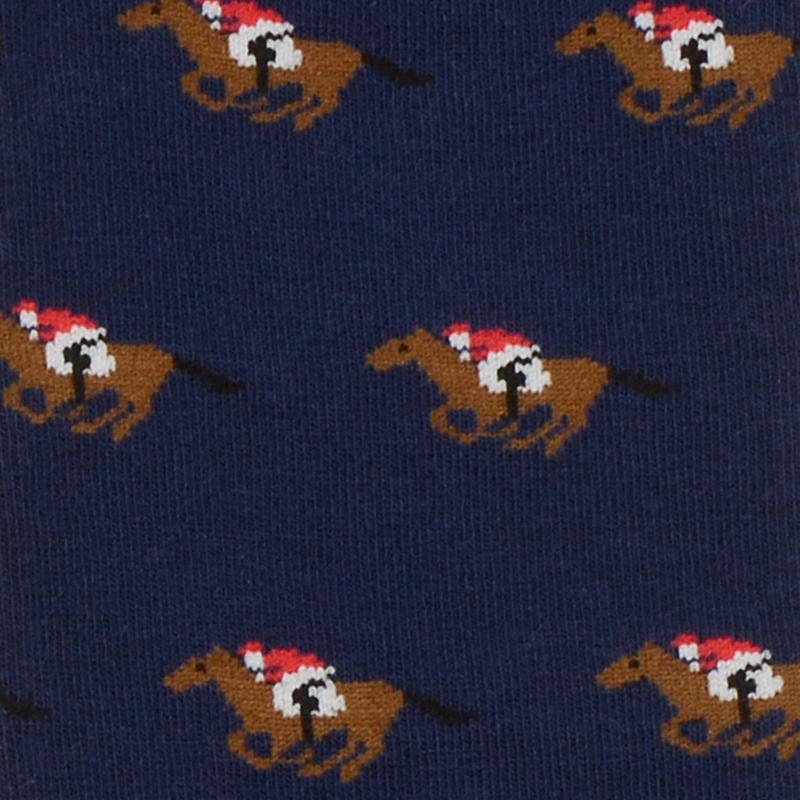 Socks - Navy Racehorses | Ortc | Hats, Scarves, Gloves, Boxers & Socks | Thirty 16 Williamstown