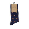 Socks - Navy Racehorses | Ortc | Hats, Scarves, Gloves, Boxers &amp; Socks | Thirty 16 Williamstown