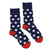 Socks - Navy & White Spots | Ortc | Hats, Scarves, Gloves, Boxers & Socks | Thirty 16 Williamstown