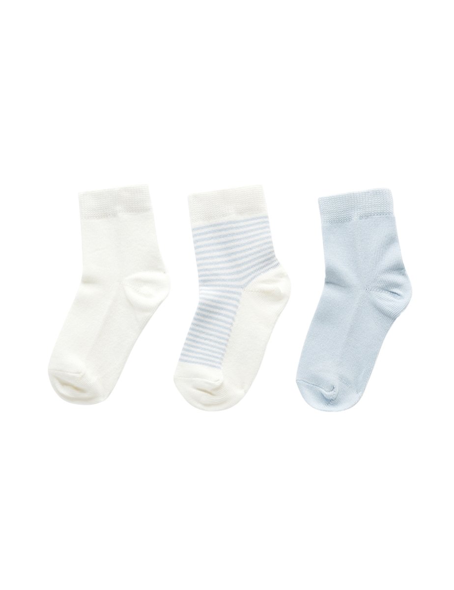 Socks Pack - Pale Blue | Purebaby | Baby &amp; Toddler Socks &amp; Tights | Thirty 16 Williamstown