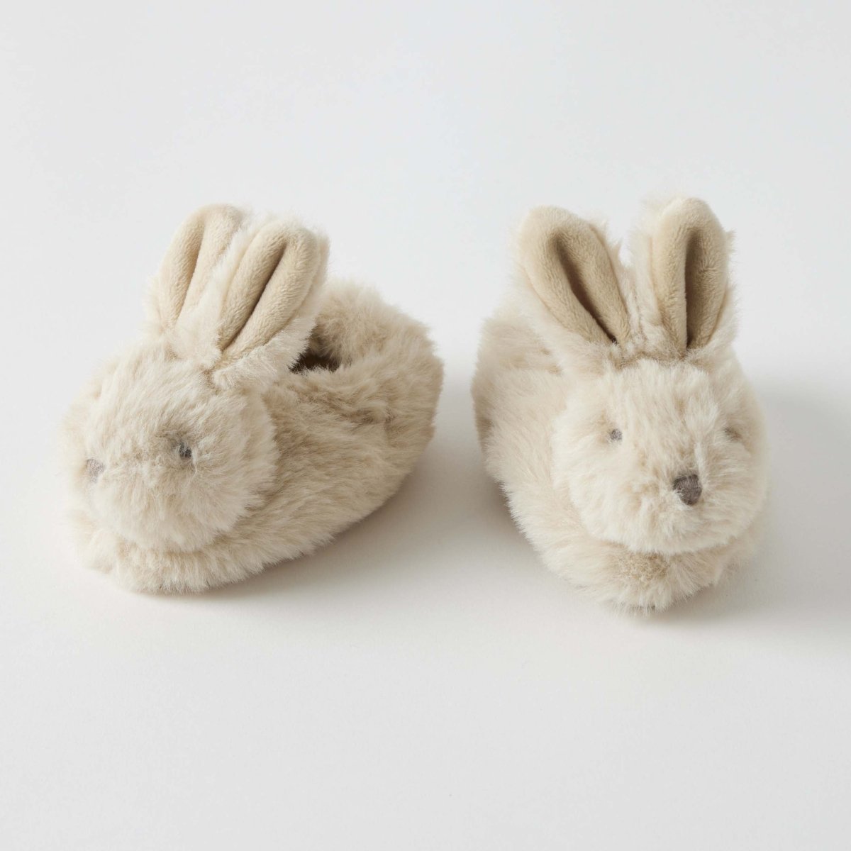 Some Bunny Loves You Booties - Beige | Jiggle &amp; Giggle | Pre Walkers, Booties &amp; Mittens | Thirty 16 Williamstown