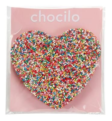 Speckle Heart in Milk Chocolate - 75g | Chocilo | Confectionery | Thirty 16 Williamstown