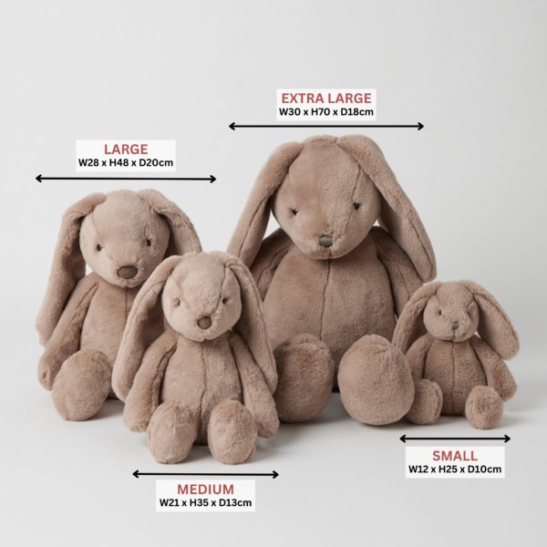 Taupe Bunny Large | Jiggle &amp; Giggle | Toys | Thirty 16 Williamstown