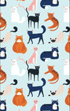 Tea Towel - Colourful Cats | All Gifts Australia | Aprons, Mitts &amp; Tea Towels | Thirty 16 Williamstown