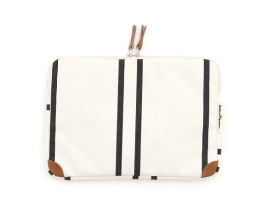 The Laptop Sleeve - Black Two Stripe | Business &amp; Pleasure Co | Beach Collections | Thirty 16 Williamstown