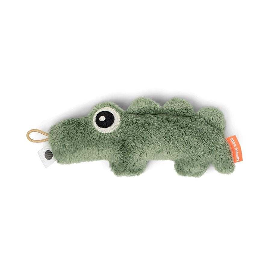 Tiny Sensory Rattle - Croco green | Done By Deer | Toys | Thirty 16 Williamstown