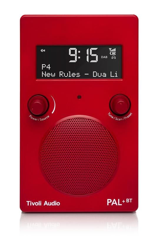 Tivoli Audio PAL+ BT Portable FM/DAB+ Radio with Bluetooth -RED | Tivoli | Audio | Thirty 16 Williamstown