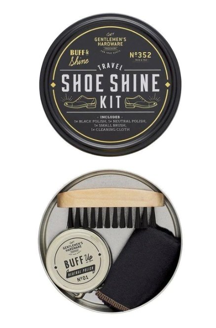 Travel Shoe Shine Tin | Gentlemen's Hardware | Men's Accessories | Thirty 16 Williamstown